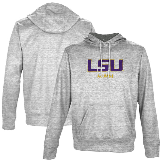 Men's ProSphere Gray LSU Tigers Alumni Name Drop Pullover Hoodie