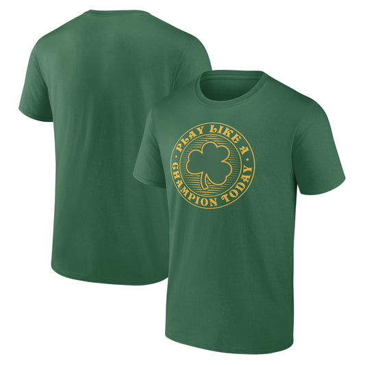 Men's Fanatics Green Notre Dame Fighting Irish Play Like A Champion Today Hometown T-Shirt