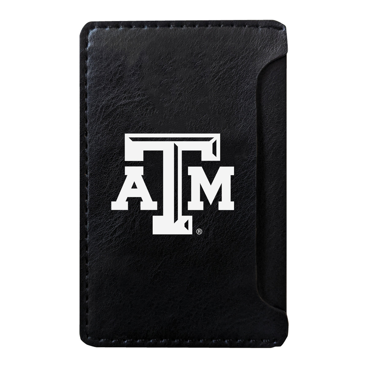 Black Texas A&M Aggies Faux Leather Phone Wallet Sleeve