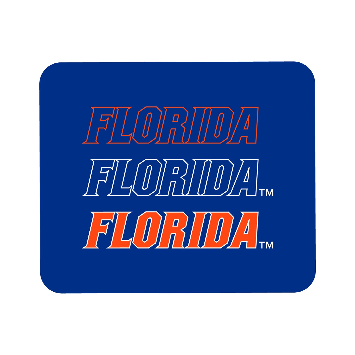 Royal Florida Gators Wordmark Logo Mouse Pad