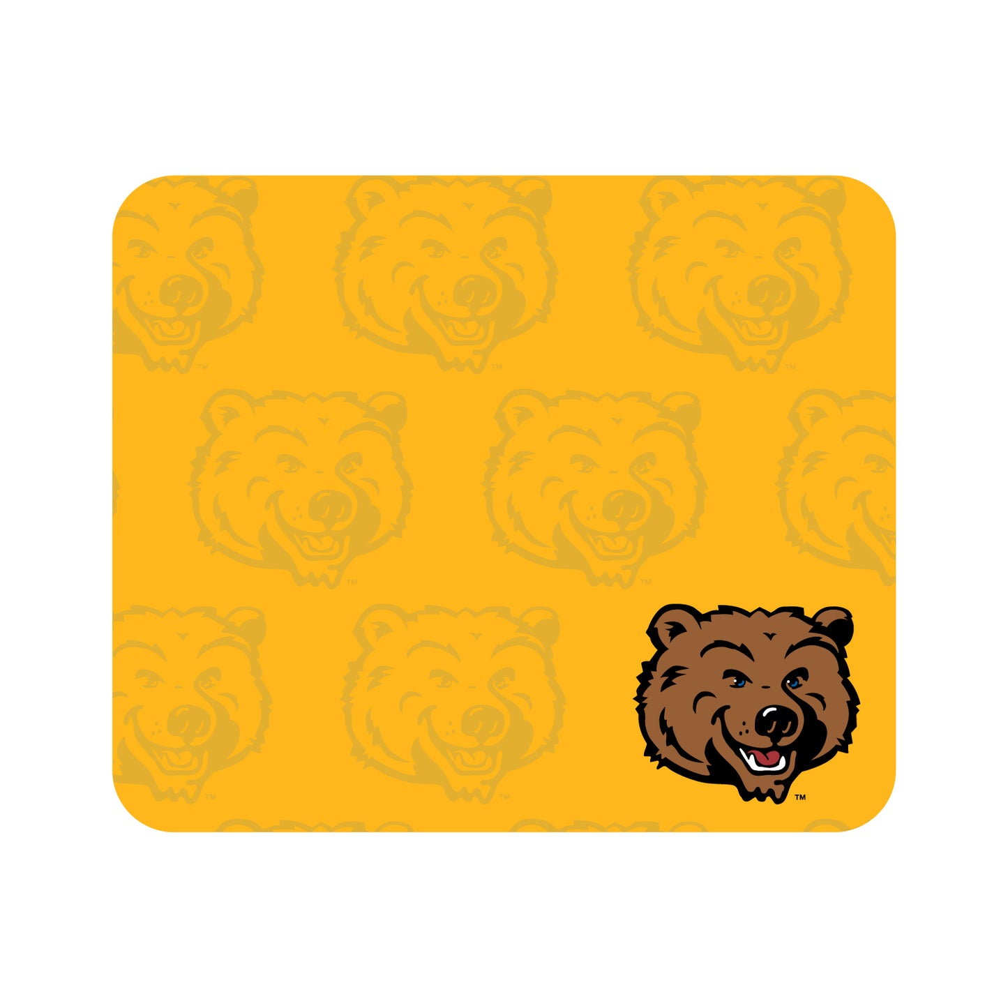 Gold UCLA Bruins Echo Logo Mouse Pad