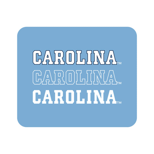 Carolina Blue North Carolina Tar Heels Wordmark Logo Mouse Pad