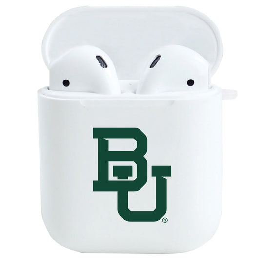 White Baylor Bears Airpods Case