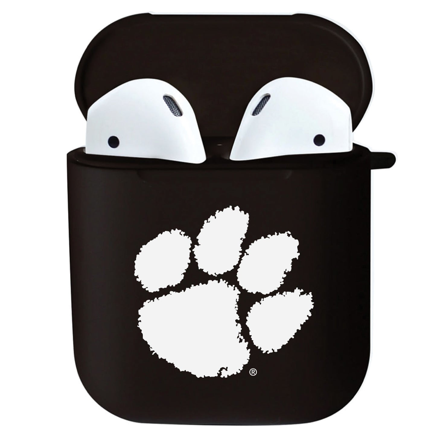 Black Clemson Tigers Airpods Case