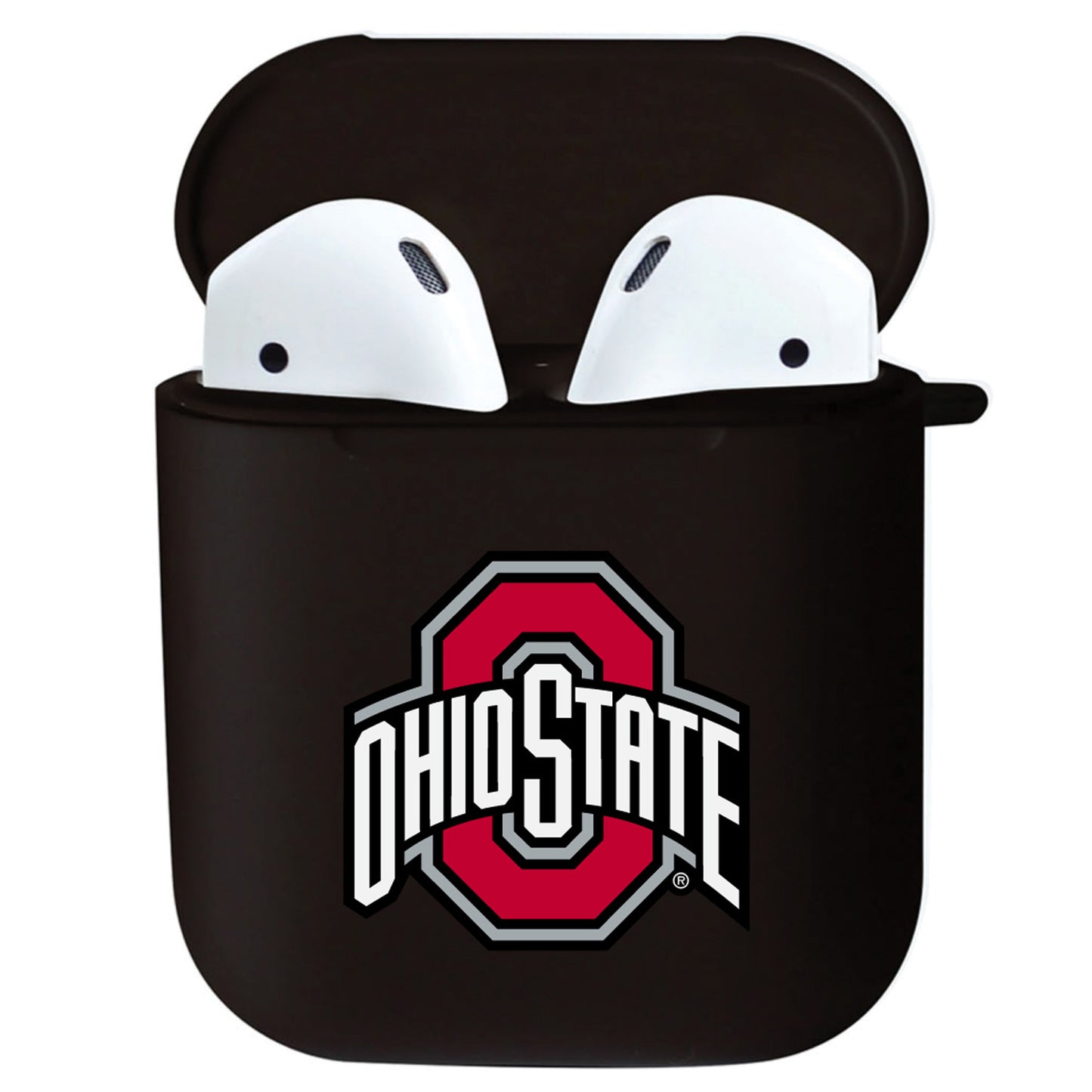 Black Ohio State Buckeyes Airpods Case