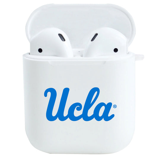 White UCLA Bruins Airpods Case