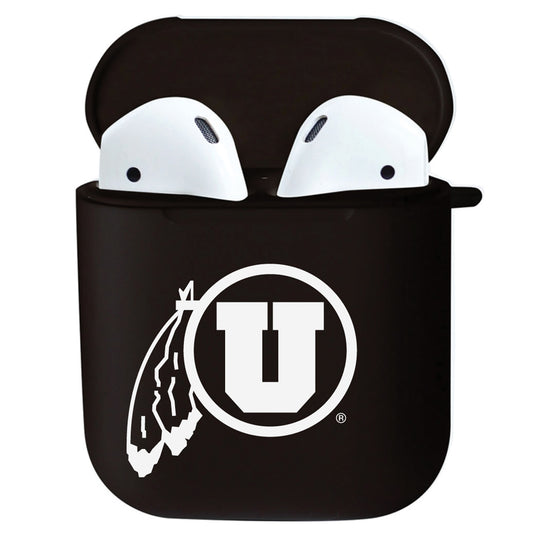 Black Utah Utes Airpods Case