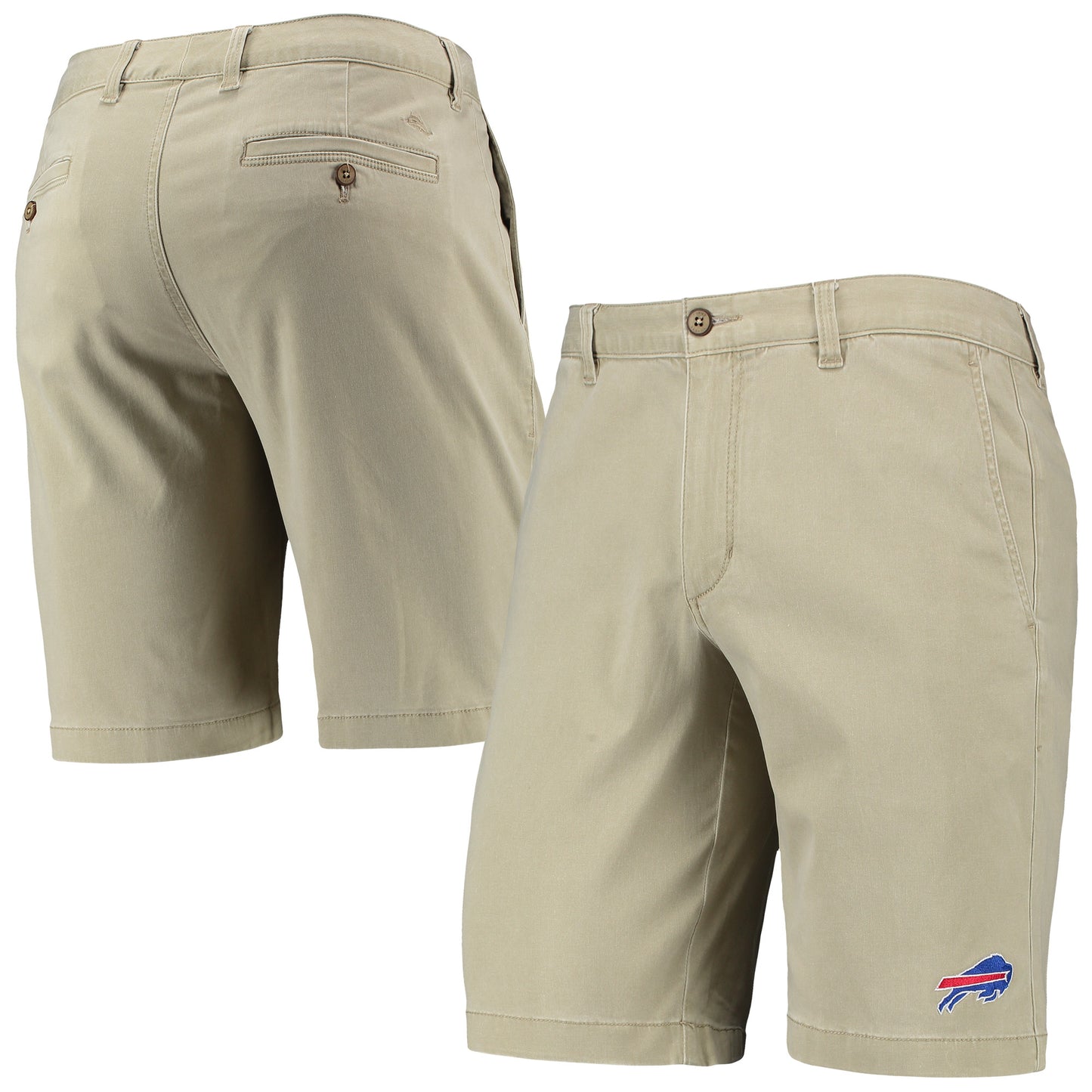 Men's Tommy Bahama Khaki Buffalo Bills Boracay Tri-Blend Shorts