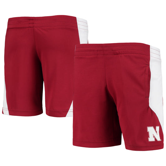 Youth Scarlet Nebraska Huskers Icon Mesh Shorts