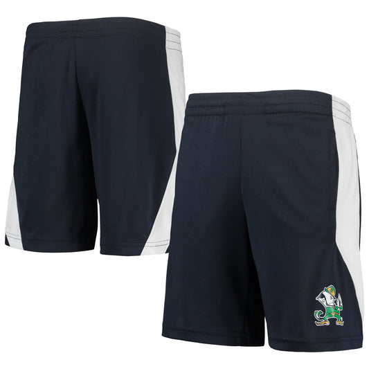 Youth Navy Notre Dame Fighting Irish Icon Mesh Shorts