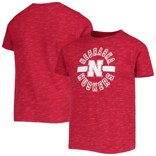 Youth Scarlet Nebraska Huskers Team T-Shirt