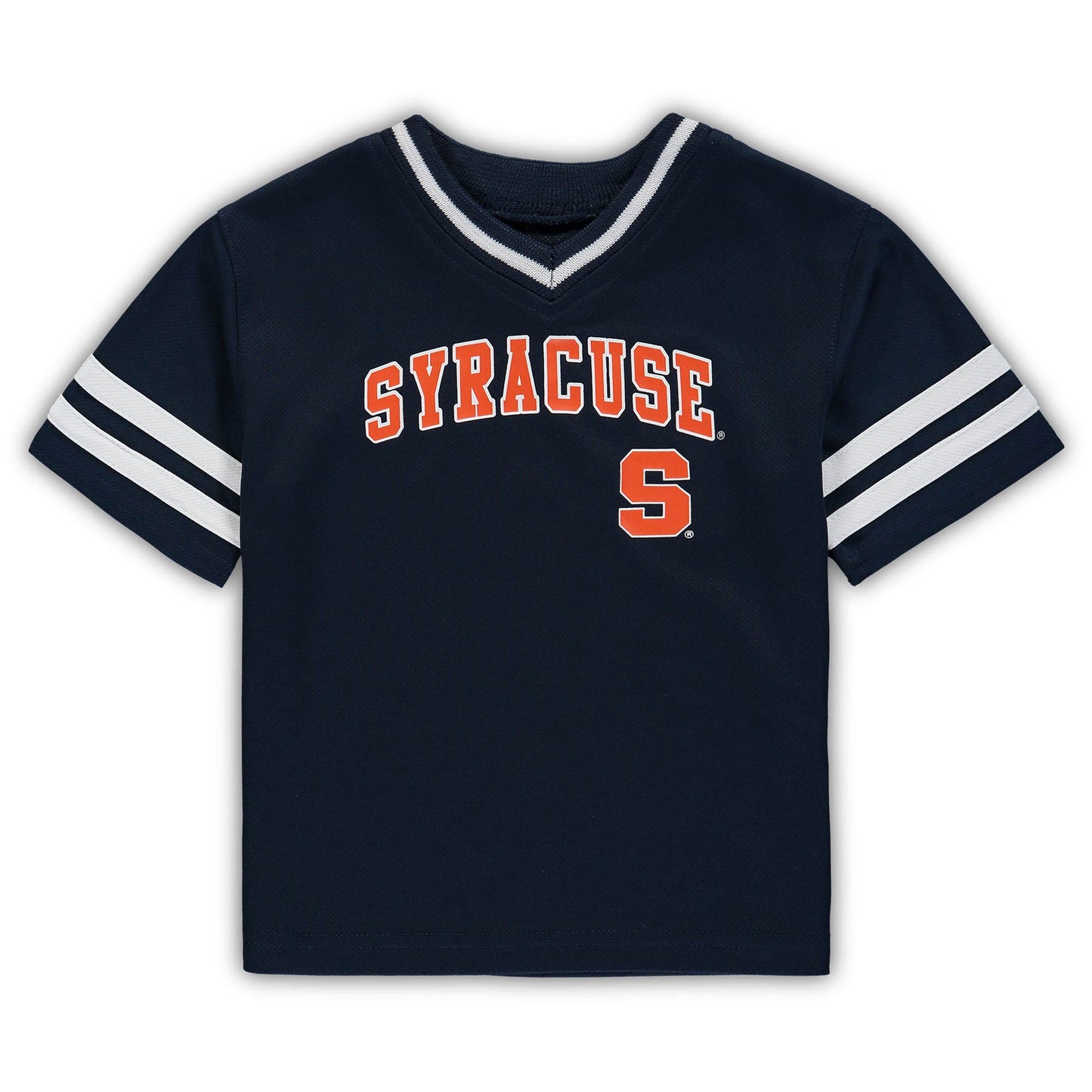 Toddler Navy Syracuse Orange V-Neck T-Shirt