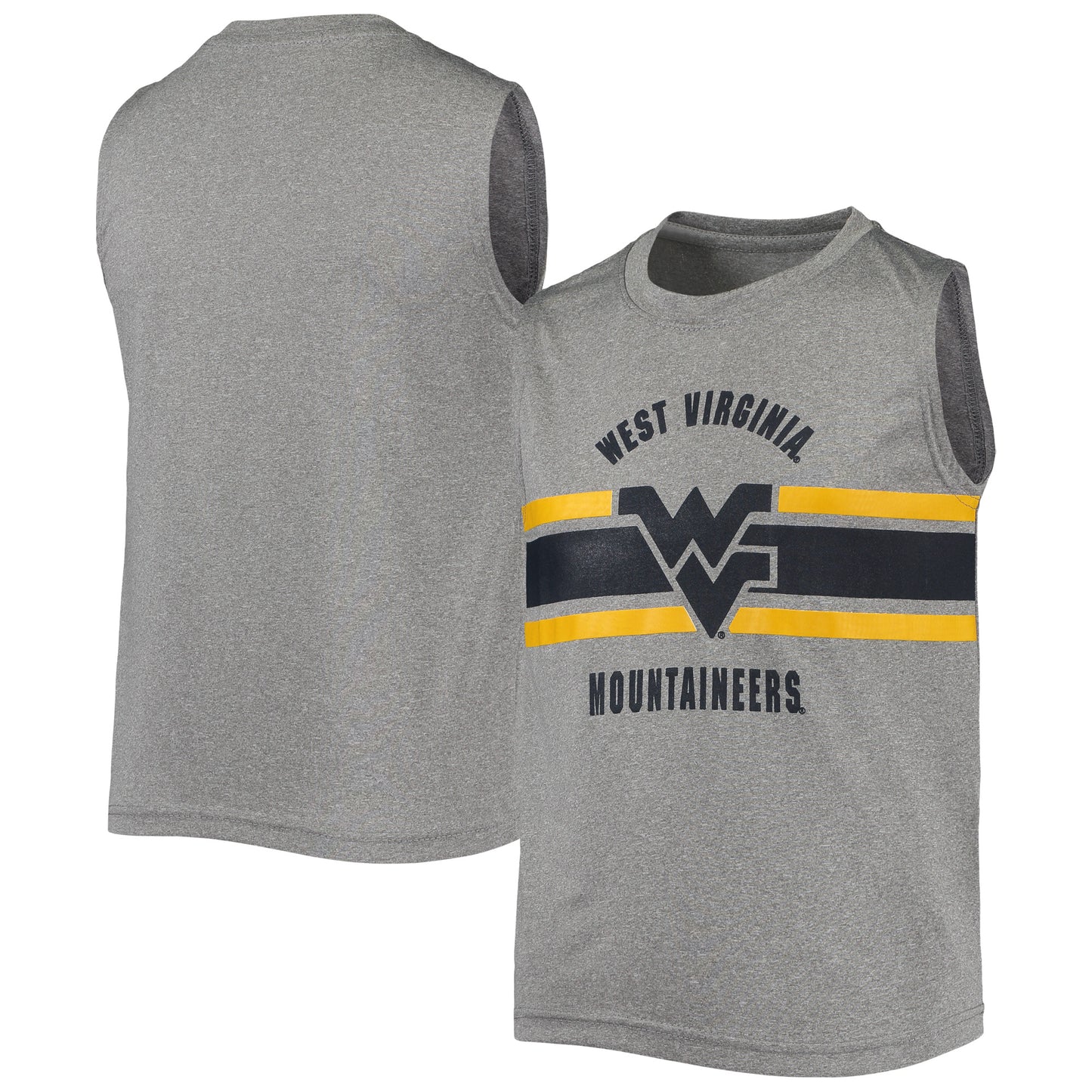 Youth Heathered Gray West Virginia Mountaineers Sleeveless T-Shirt