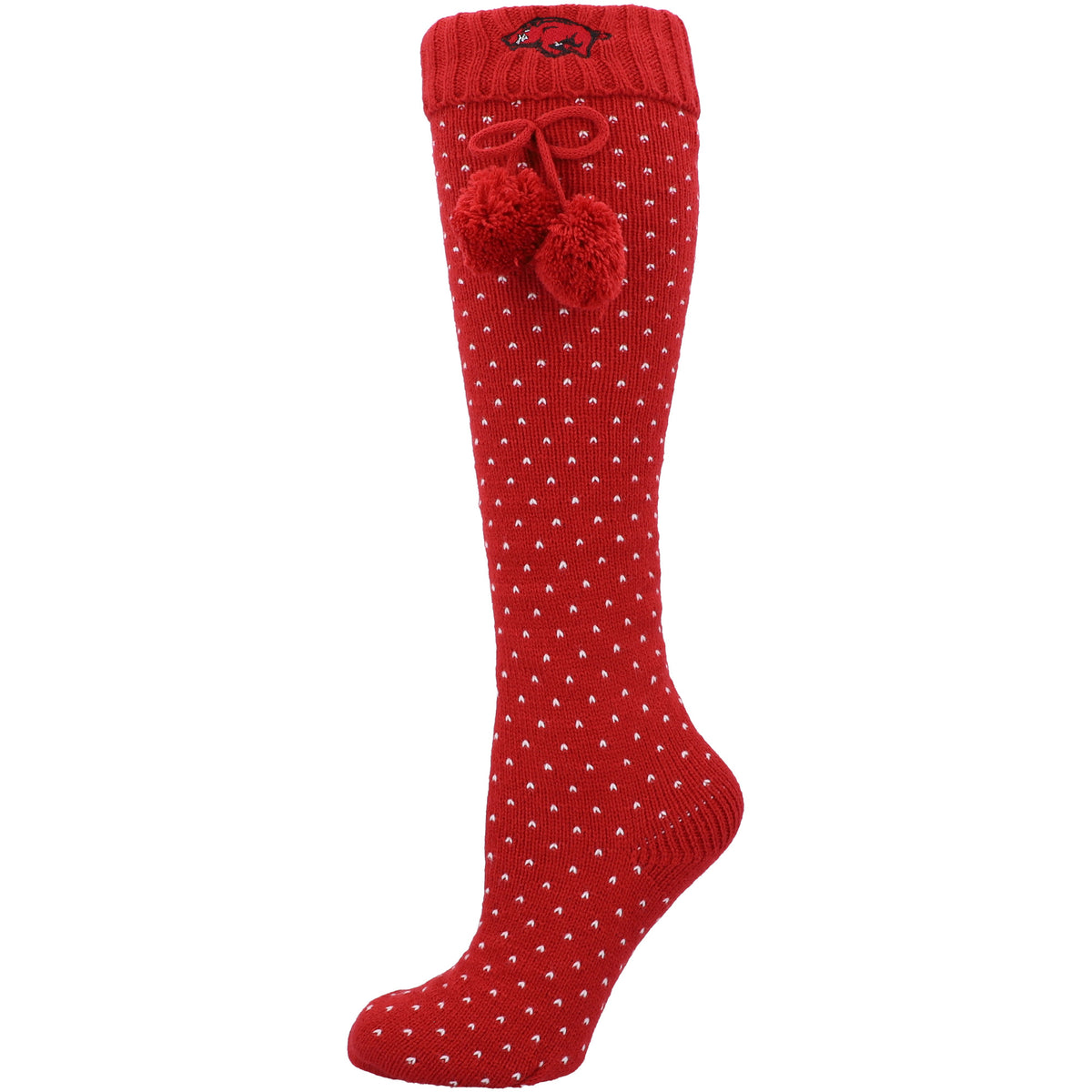 Women's ZooZatz Cardinal Arkansas Razorbacks Knee High Socks