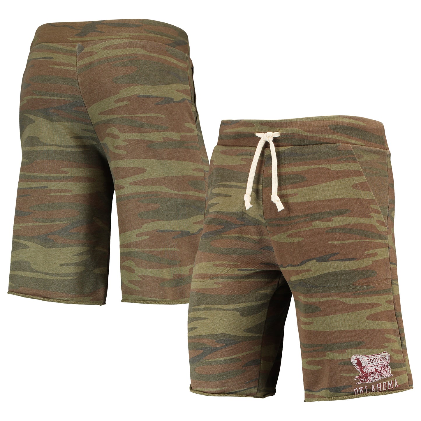 Men's Camo Alternative Apparel Oklahoma Sooners Victory Lounge Shorts