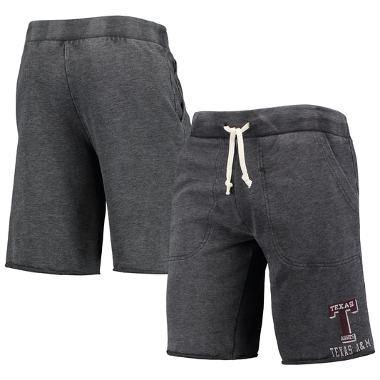 Men's Heathered Black Alternative Apparel Texas A&M Aggies Victory Lounge Shorts