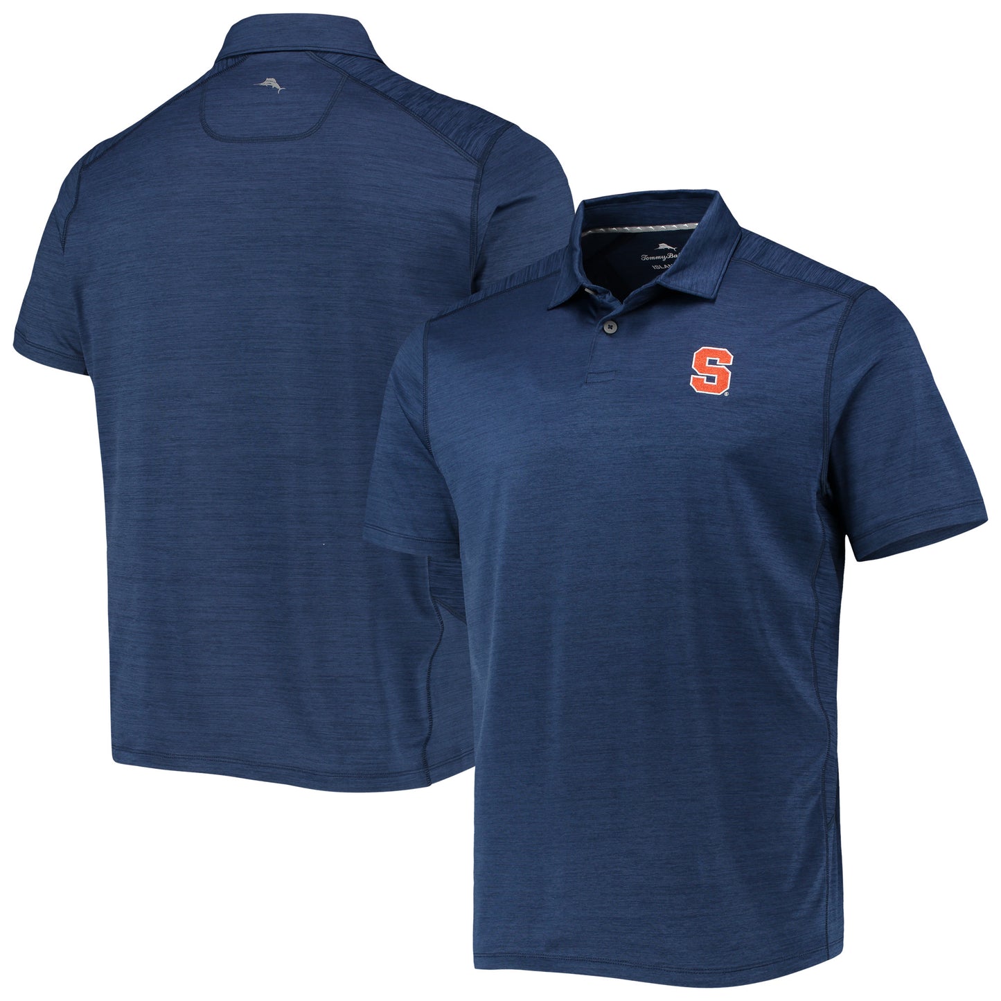 Men's Tommy Bahama Navy Syracuse Orange Delray IslandZone Polo