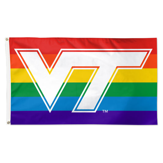 WinCraft Virginia Tech Hokies 3' x 5' Single-Sided Deluxe Team Pride Flag