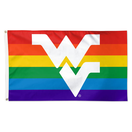 WinCraft West Virginia Mountaineers 3' x 5' Single-Sided Deluxe Team Pride Flag