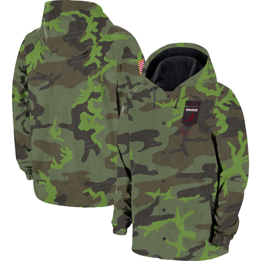 Men's Nike Camo Alabama Crimson Tide Hoodie Full-Snap Jacket