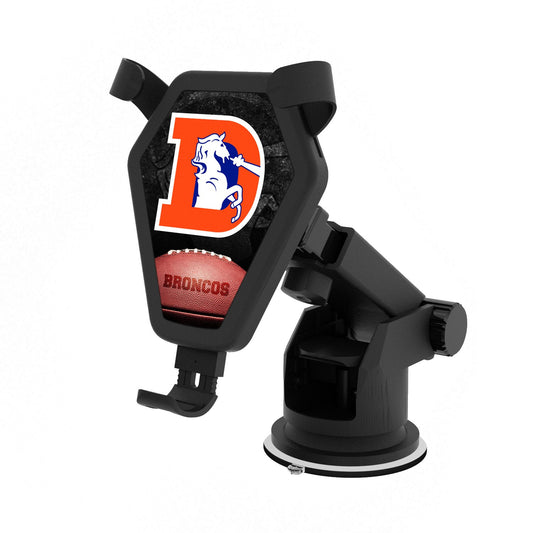 Denver Broncos 10-Watt Legendary Design Wireless Car Charger