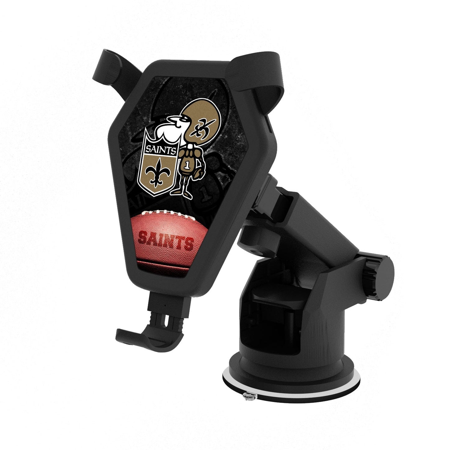 New Orleans Saints 10-Watt Legendary Design Wireless Car Charger