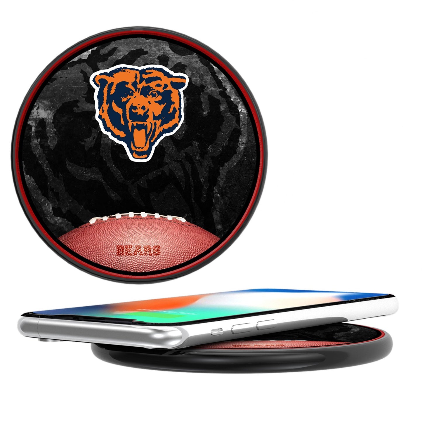 Chicago Bears 10-Watt Legendary Design Wireless Charger