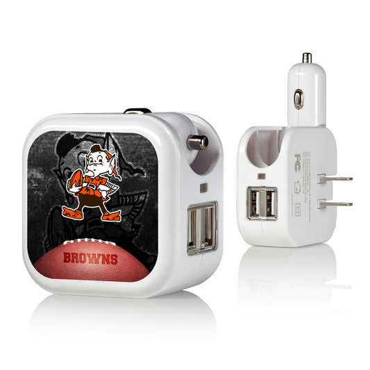 Cleveland Browns 2-in-1 Legendary Design USB Charger