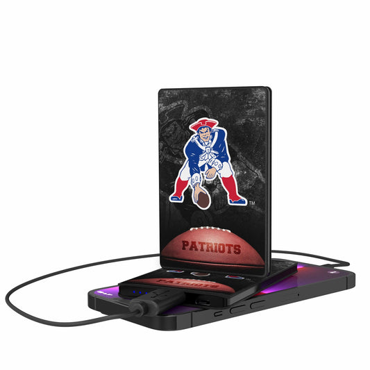 New England Patriots 2500 mAh Legendary Design Credit Card Powerbank