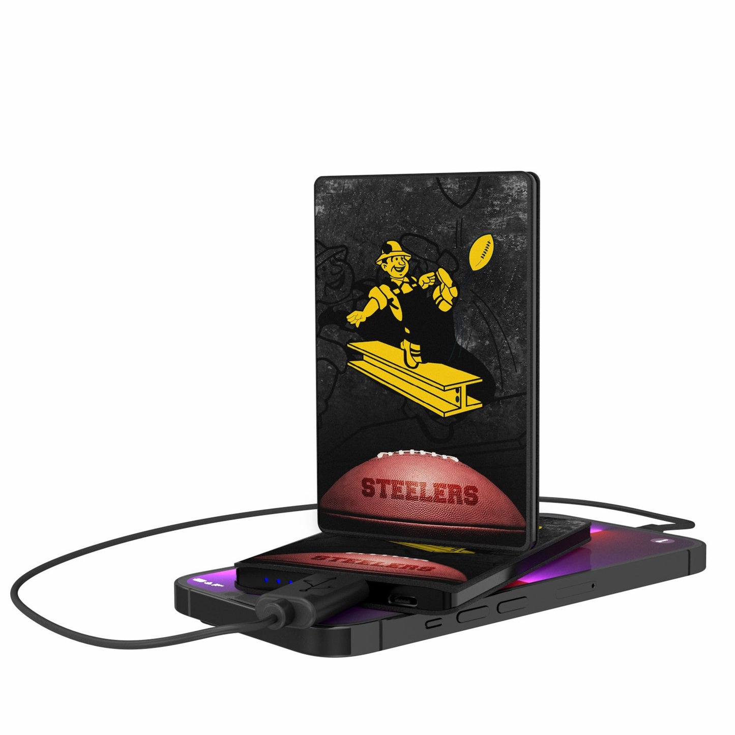 Pittsburgh Steelers 2500 mAh Legendary Design Credit Card Powerbank