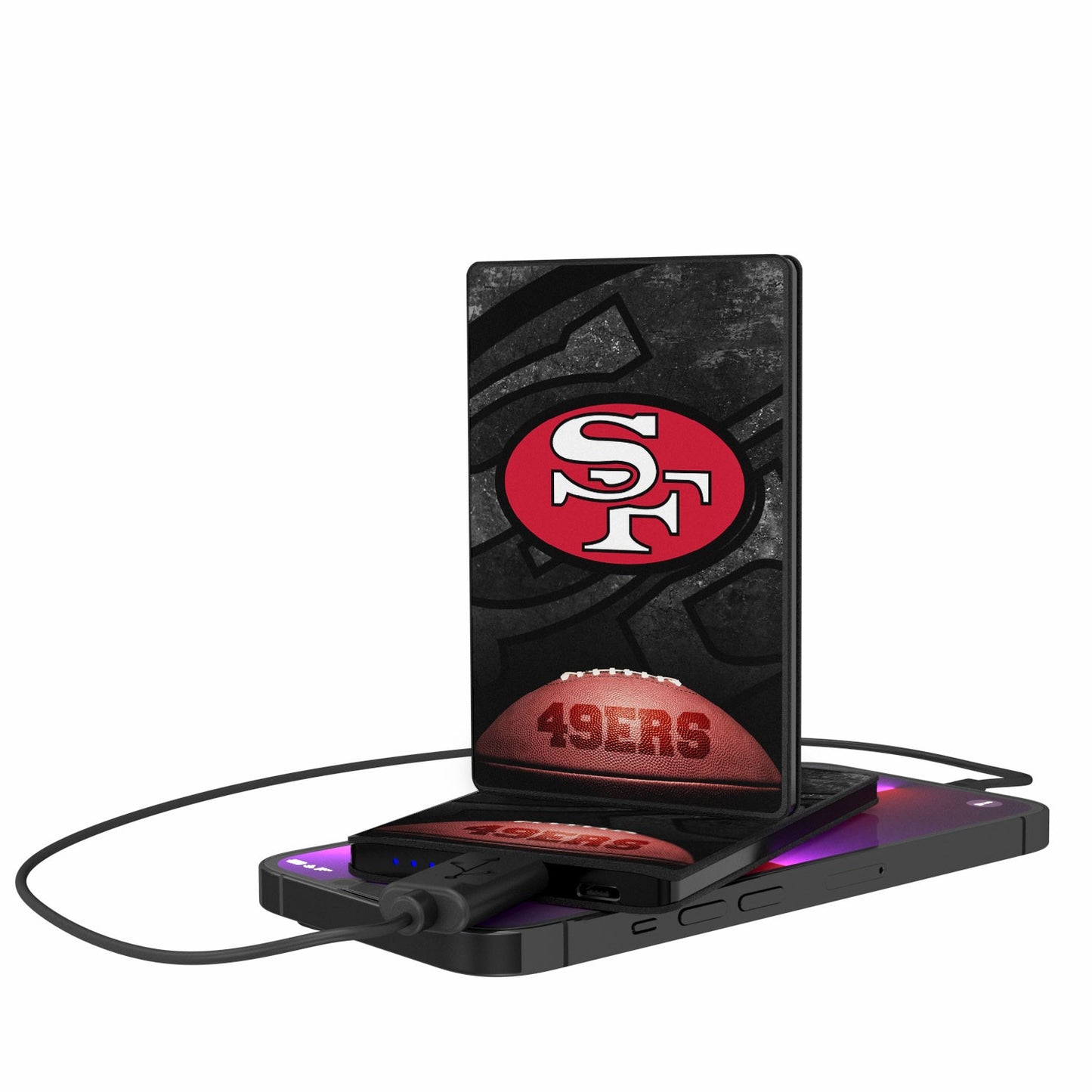 San Francisco 49ers 2500 mAh Legendary Design Credit Card Powerbank