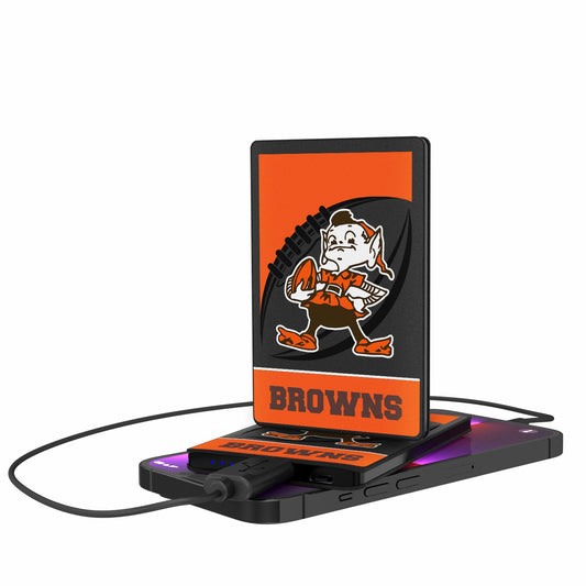 Cleveland Browns 2500 mAh Passtime Design Credit Card Powerbank