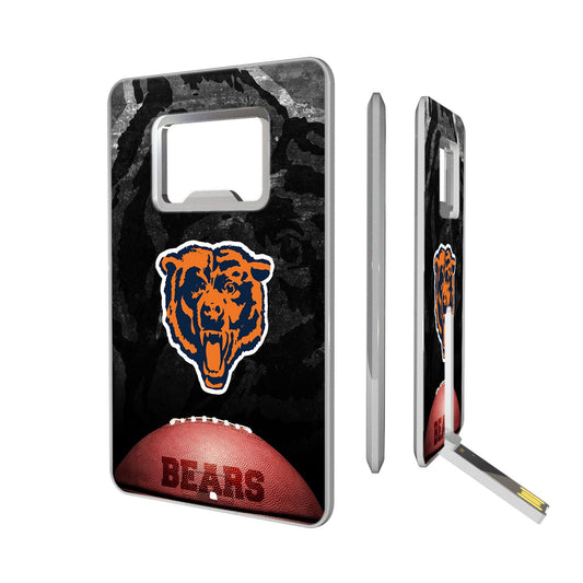 Chicago Bears 32GB Legendary Design Credit Card USB Drive with Bottle Opener