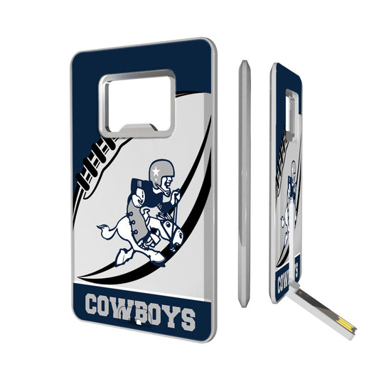 Dallas Cowboys 32GB Passtime Design Credit Card USB Drive with Bottle Opener