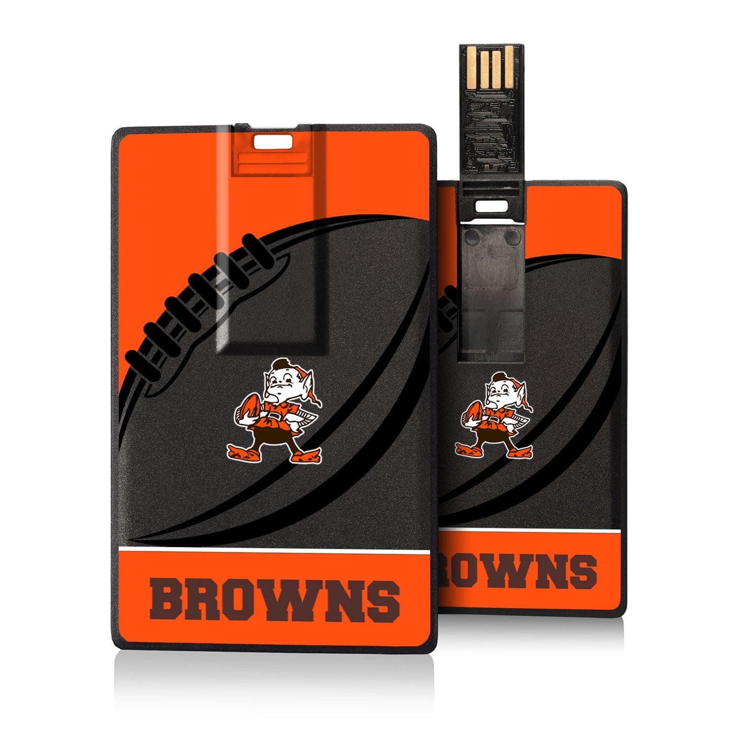 Cleveland Browns 32GB Passtime Design Credit Card USB Drive