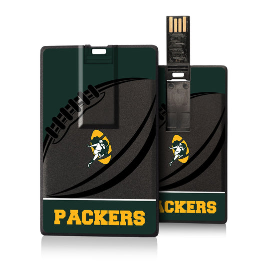 Green Bay Packers 32GB Passtime Design Credit Card USB Drive