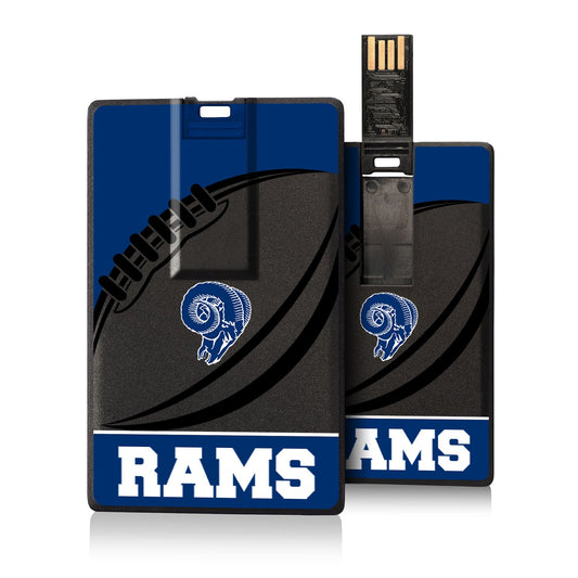 Los Angeles Rams 32GB Passtime Design Credit Card USB Drive