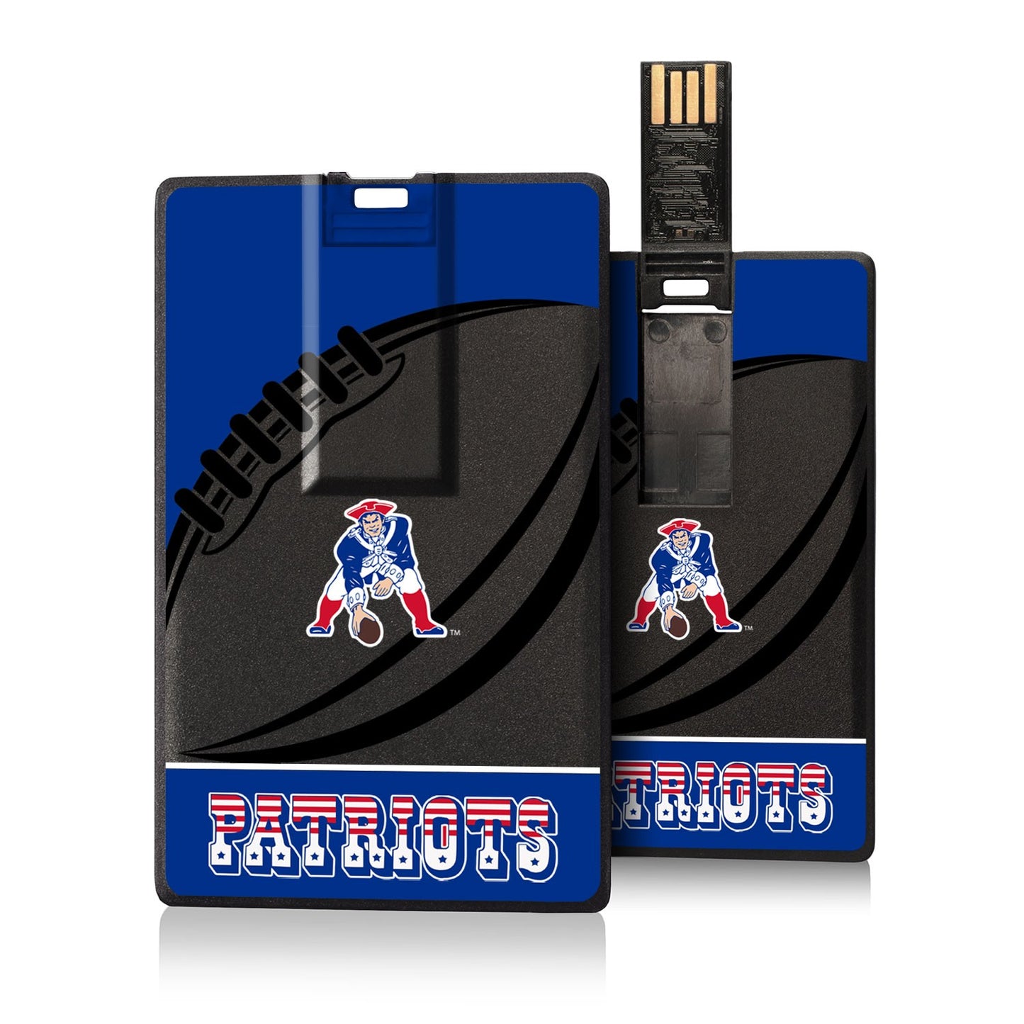 New England Patriots 32GB Passtime Design Credit Card USB Drive