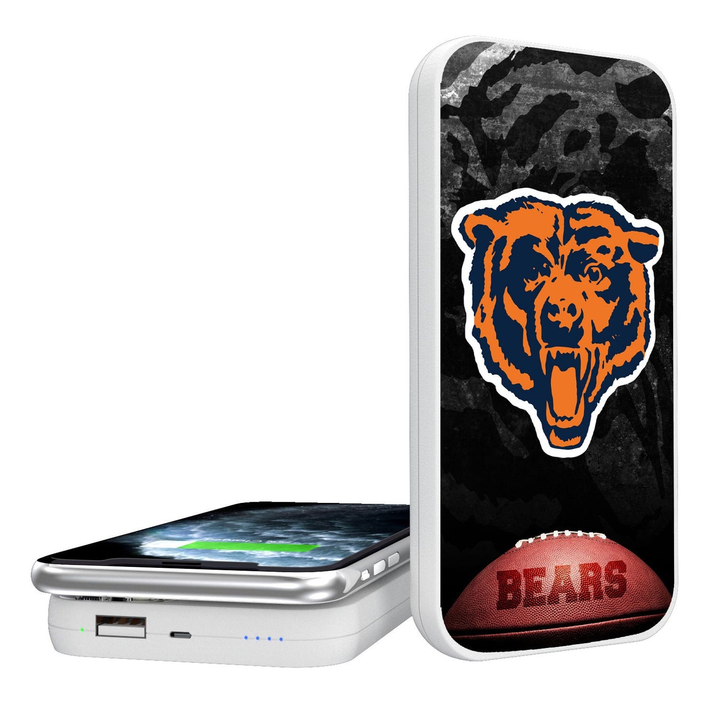 Chicago Bears 5000 mAh Legendary Design Wireless Power Bank