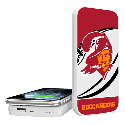 Tampa Bay Buccaneers 5000 mAh Passtime Design Wireless Power Bank