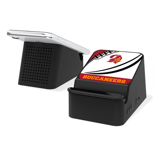 Tampa Bay Buccaneers 5-Watt Passtime Design Wireless Charging Station and Bluetooth Speaker