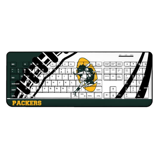 Green Bay Packers Passtime Design Wireless Keyboard