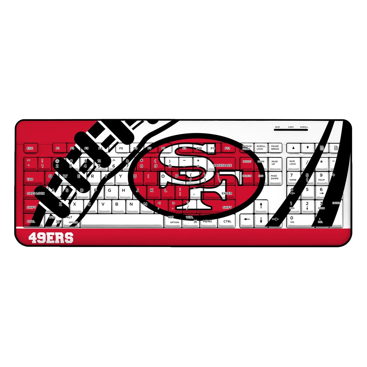 San Francisco 49ers Passtime Design Wireless Keyboard