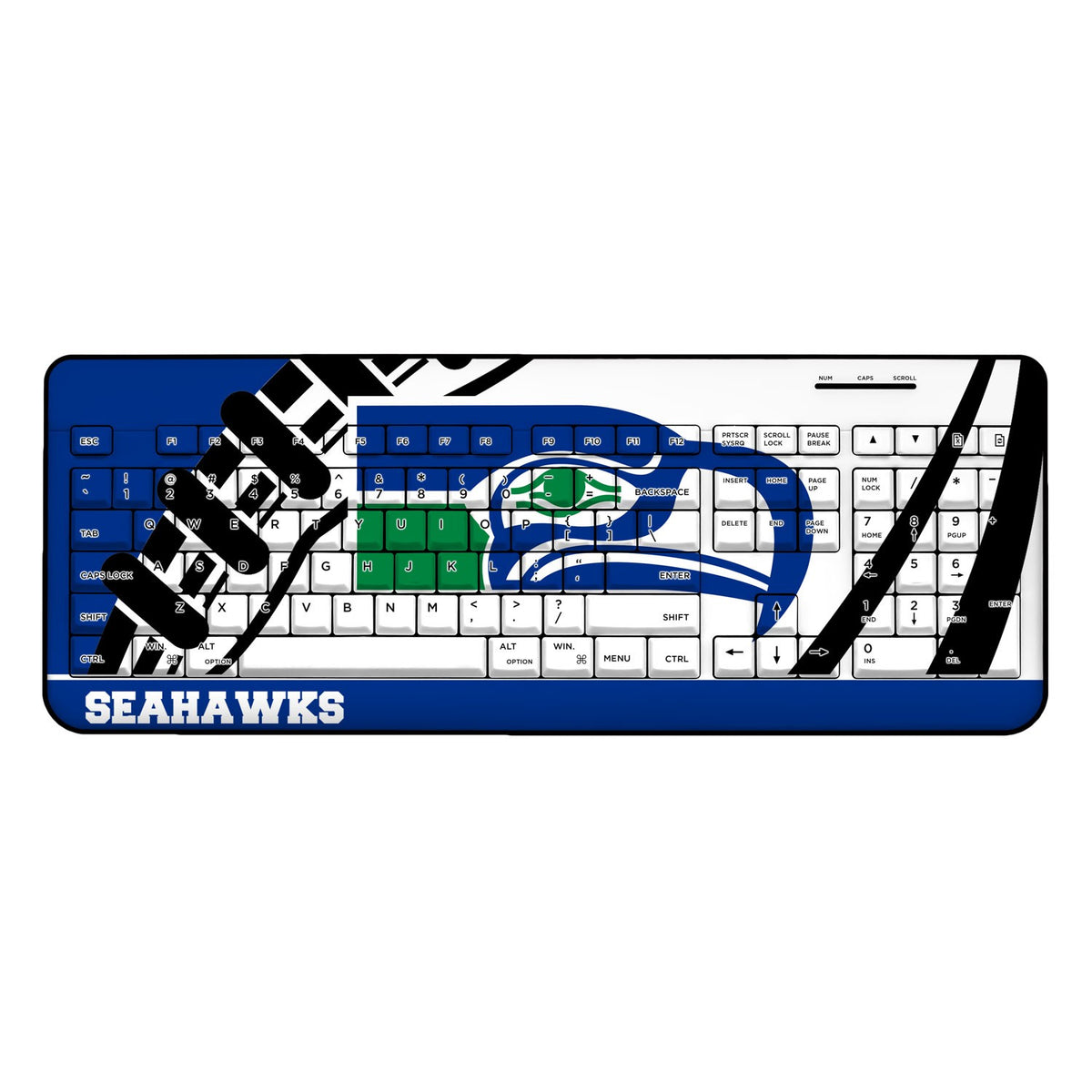 Seattle Seahawks Passtime Design Wireless Keyboard