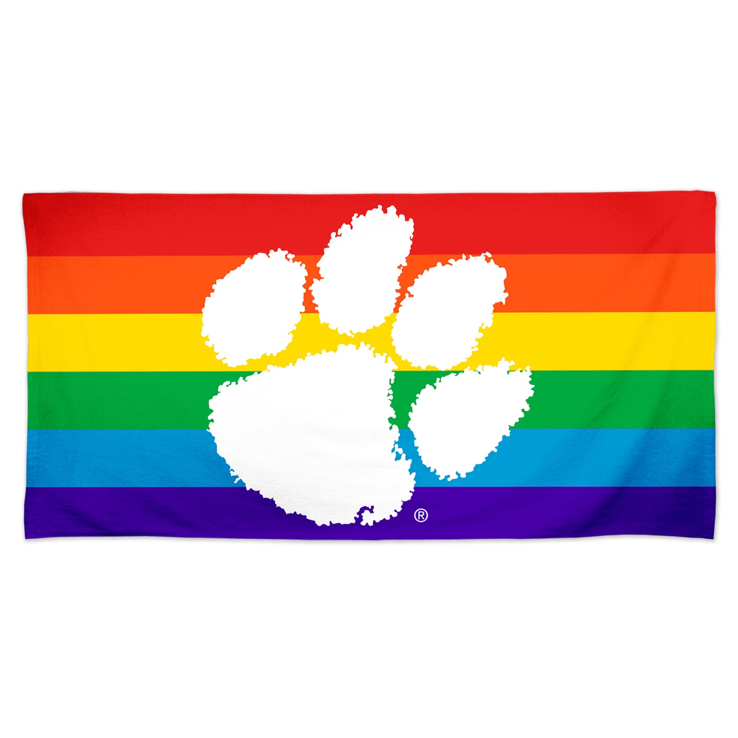 WinCraft Clemson Tigers 30'' x 60'' Pride Spectra Beach Towel