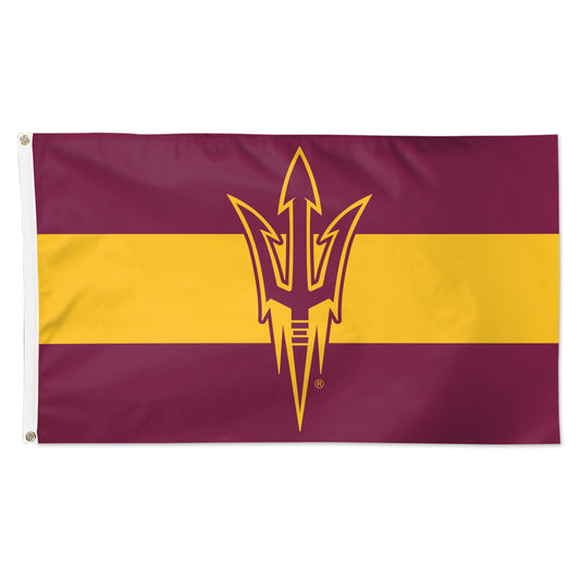 WinCraft Arizona State Sun Devils 3' x 5' Horizontal Stripe Deluxe Single-Sided Flag