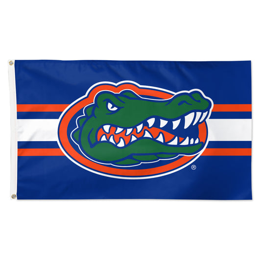 WinCraft Florida Gators 3' x 5' Horizontal Stripe Deluxe Single-Sided Flag