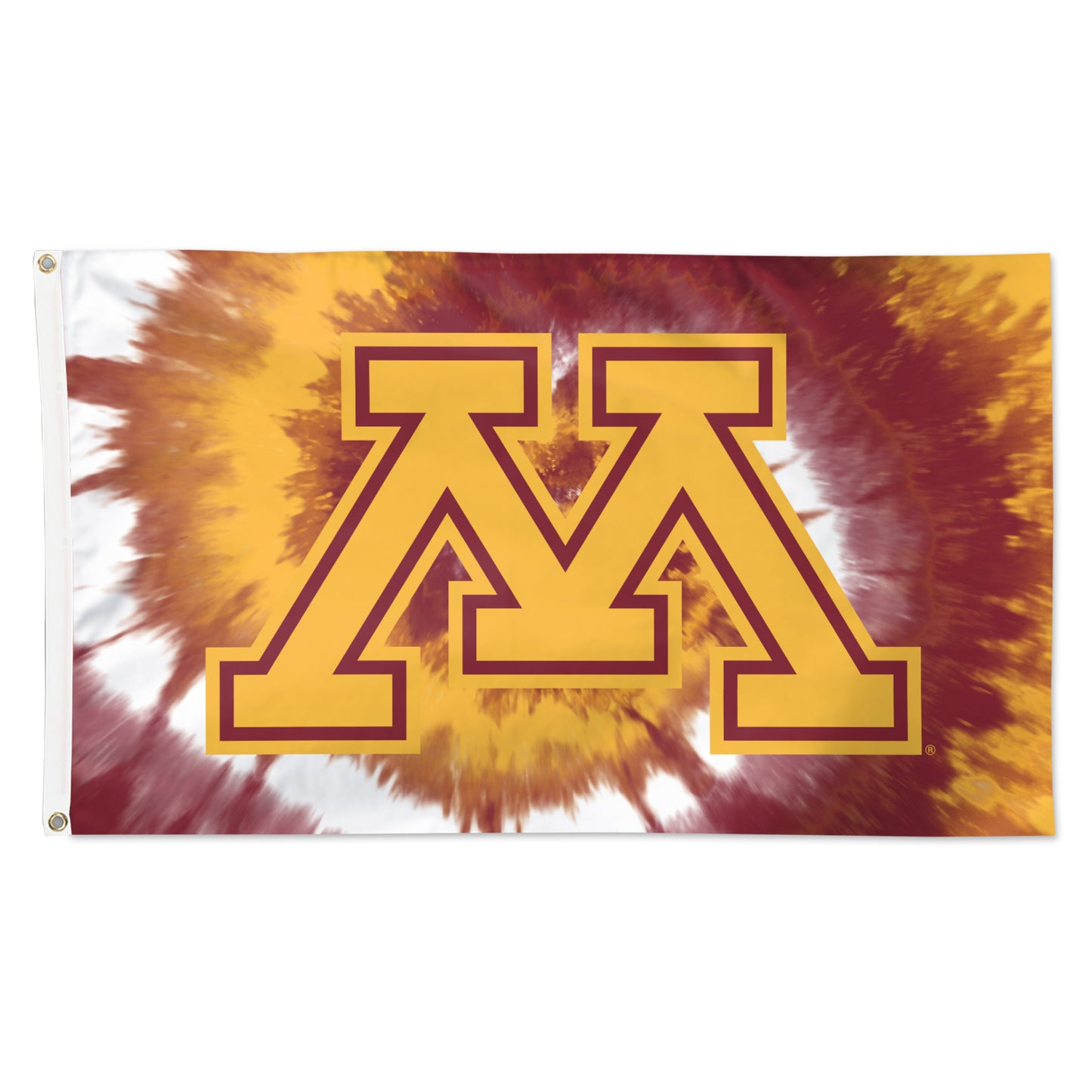 WinCraft Minnesota Golden Gophers 3' x 5' Tie-Dye Deluxe Single-Sided Flag