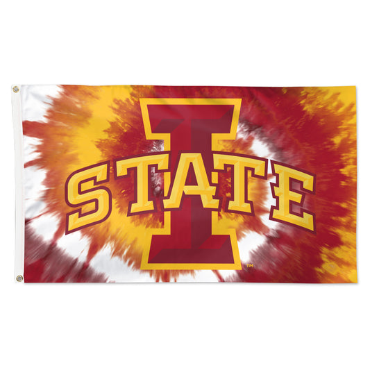 WinCraft Iowa State Cyclones 3' x 5' Tie-Dye Deluxe Single-Sided Flag