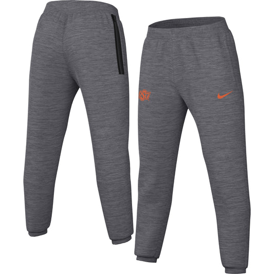 Men's Nike Heather Gray Oklahoma State Cowboys Team Logo Spotlight Performance Pants